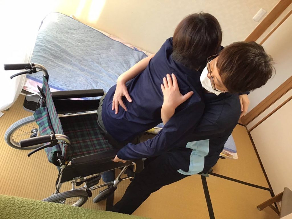 介護スキルの向上の為に行っている研修の様子②